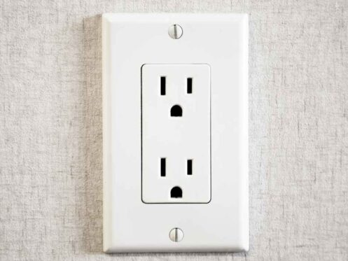 A home electrical outlet