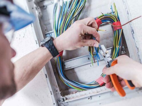 Installing electrical wiring